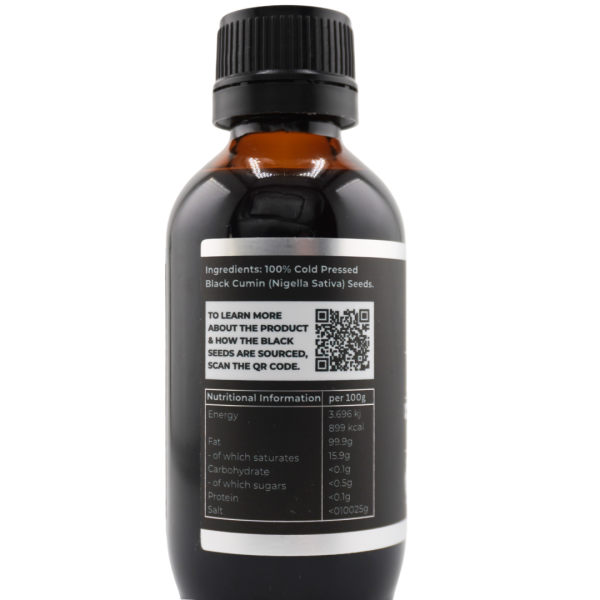 Beyond Organic, Unfiltered Black Seed Oil 100ml - Image 3